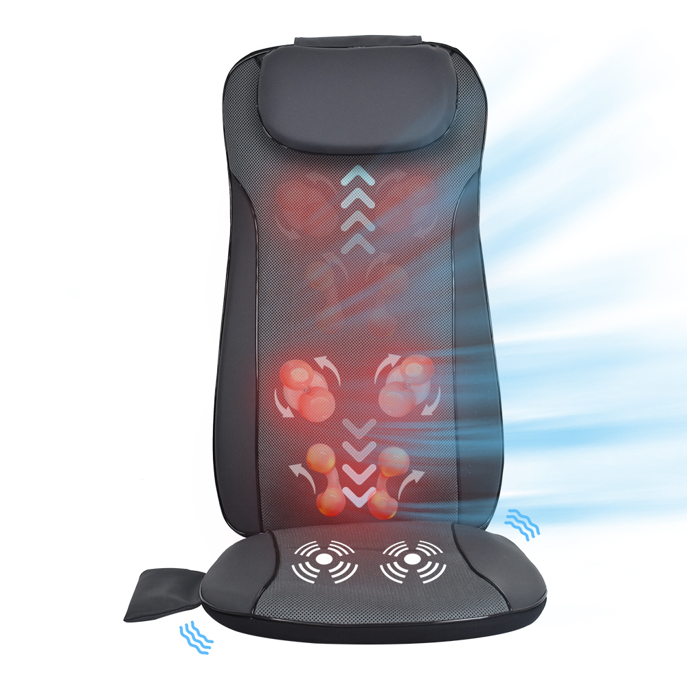 High Quality Electric Shiatsu Back Vibration Massage Cushion with Heat and Cool