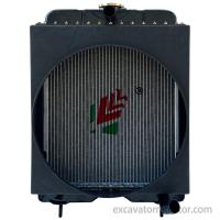 Weichai K4100 38 Corner droit DF Machines d'ingénierie lourdes Radiateur Corne d'aluminium Pièces automobiles