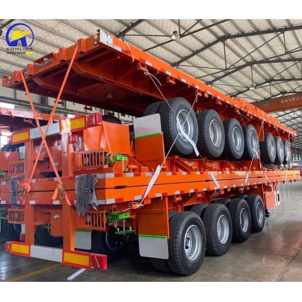 Suspension Mechanical Suspension 12500*2500*1650mm Flatbed/Container Semi