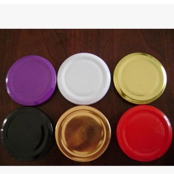Different color  Metal Screw Lid for different size Clear Glass Material Bottle/Jar