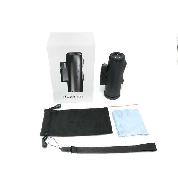 Стекло IPX7 водоустойчивое Starscope ED телескопа мобильного телефона 8×33 Monocular для располагаясь лагерем звероловства