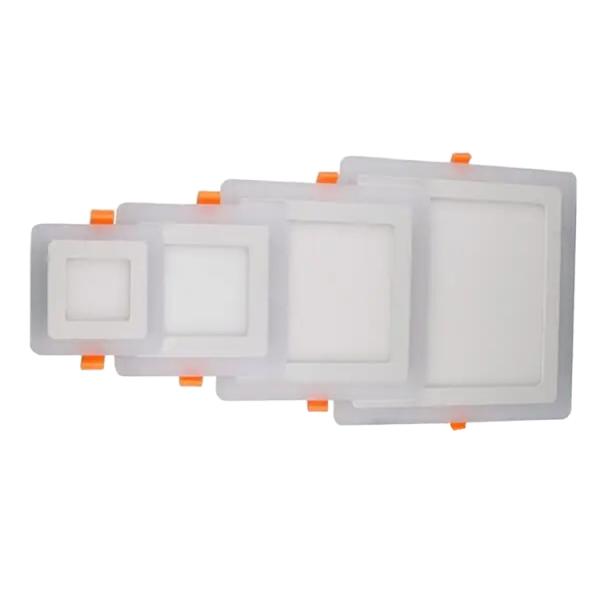 1200lm RGB LED Panel Light Square-Designed Modern Recessed Lamp with Aluminum Body