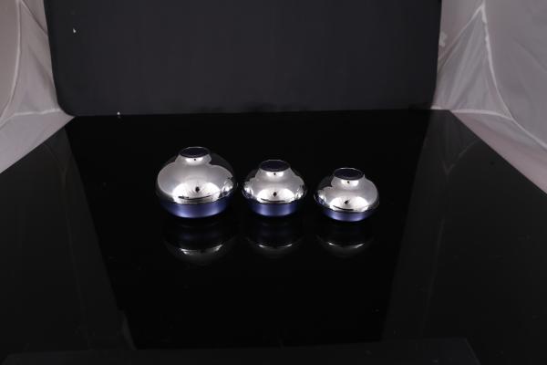 hand lip crystal pump empty square white Screen Printing Airless 30ml Cosmetic Cream Jars