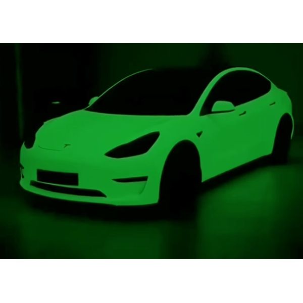 Dry Wet Installation Anti Stain TPU Color PPF fluorescence Green light luminescence TPU white to green photochromism Car Wrap Paint Protection Film