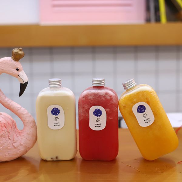 0.5kg Milk Tea Bottles Modern Medium Capacity Designed for Beverage Packaging and Delivery Services