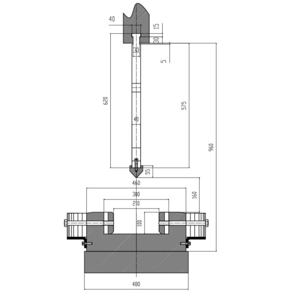 Ferramentas de travagem de pressão para mastro alto/mono-pólos