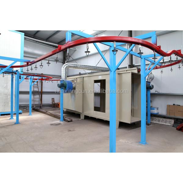 Linha de produção de revestimento de pó personalizada com peso de 1000 kg e tensão 380V 50-60Hz