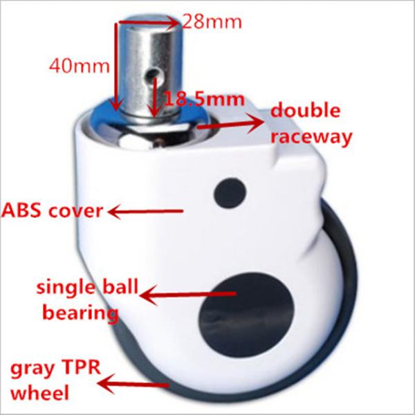 medical caster locking wheels ruber caster medical supply 5 in