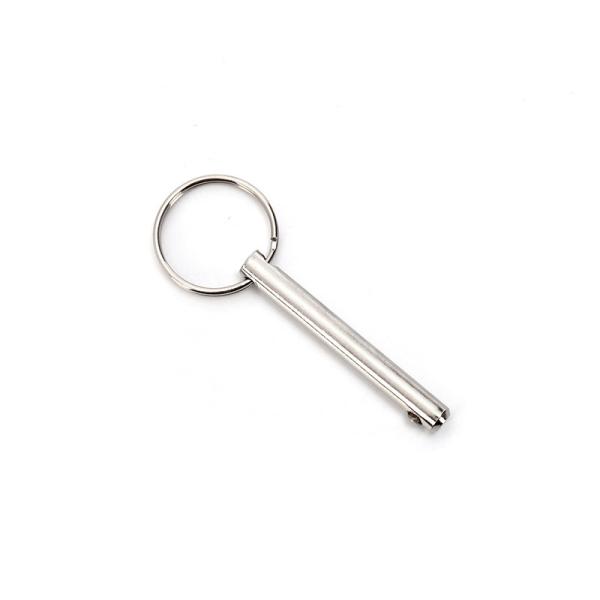 Quick-Release Pins Stainless Steel Ball Lock Handle with Detent Ring Pin Shipping Air Bright Finish General Industry