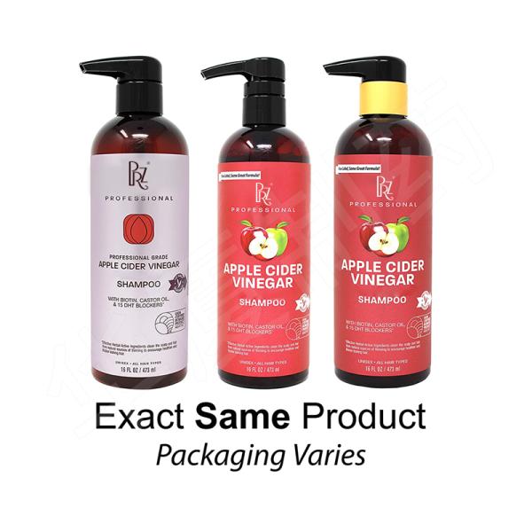 Apple Cider Vinegar Shampoo Conditioner Set For Clarifying Detox Biotin