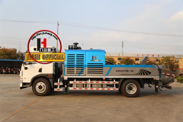 HBC100-28 Truck Pump Hot Sell JIUHE Brand Diesel Truck Mounted Concrete Pump