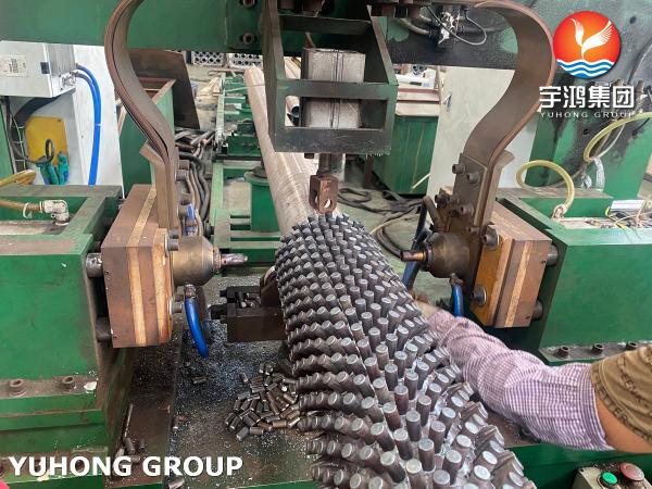 Studded Tubes ASTM A213 T9 In Power Plant