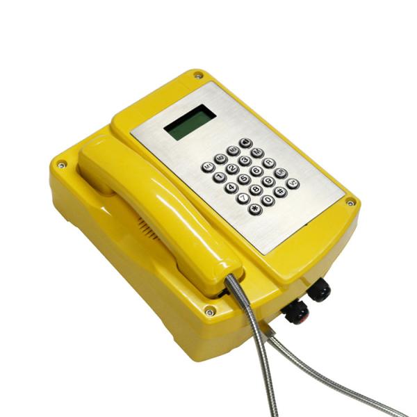 Telefone à prova de explosões personalizado, telefone resistente do vândalo 2 anos de garantia