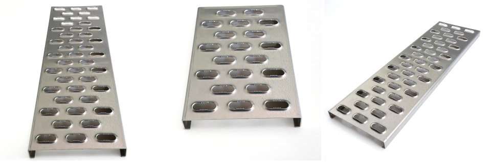 Diamond Grip Strut Perforated Grating for Anti Slip Walkway Safety Plank Floor Stair Treads