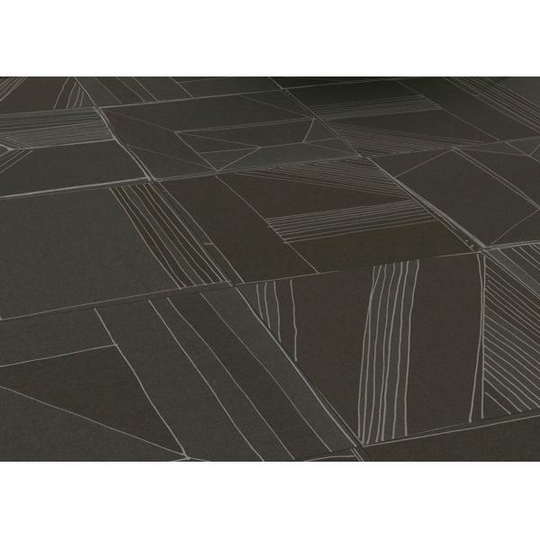 Super Black Color Decorative Wall Tiles Bed Room Simple Modern Carpet Tiles 600x600mm Size