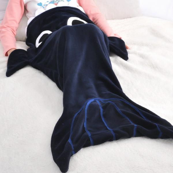 Soft Cuddly Animal Tail Blanket Kids Wearable Flano Cozy Plush Fleece Blanket