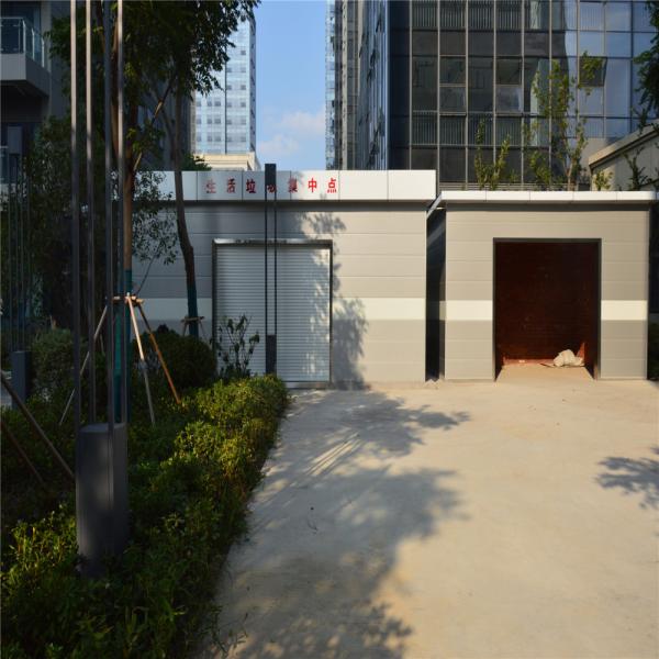 Дома виллы железного каркаса IAF 1.0mm светлые с дверью шторки