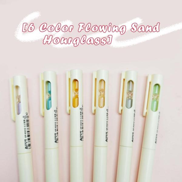 Creative Hourglass Rotating Neutral Pen ST 0.5mm Writing Student Neutral Pen