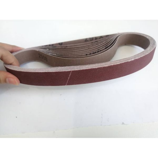 13 Inch Aluminum Oxide Abrasive Sanding Belt For Stainless Steel 2x72 Custom