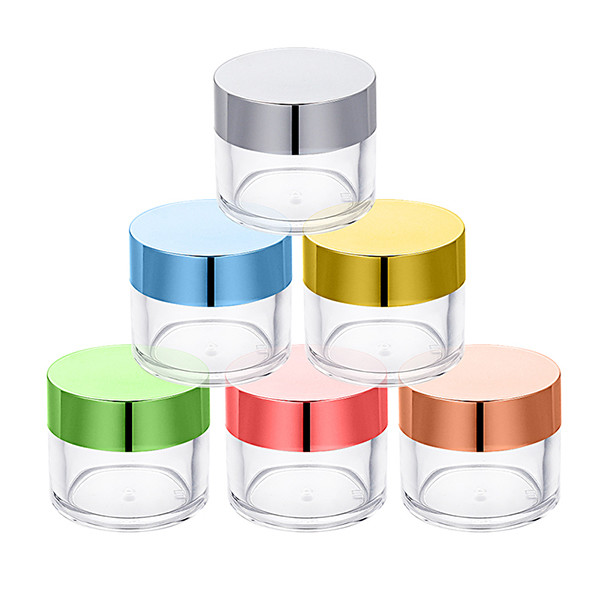 Acrylic Powder Jar Purple for Acrylic Dipping Powder Custom Logo Empty Jars and Tube for Cosmetics Products Plastic Pot Cosmetic