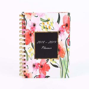 Hardcover CMYK Print School Academic Inspirational Weekly Planner Paper Note