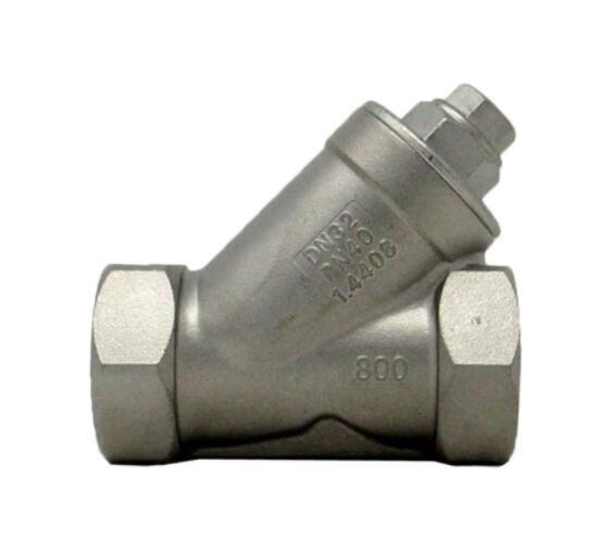 O filtro A351 Gr.CF8M 1/2” 800# FNPT x FNPT de SS316 Y rosqueou o filtro de Y