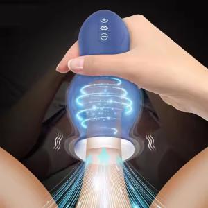 Men's Trainer Exercise masturbator cup waterproof sucking vibration Telescopic