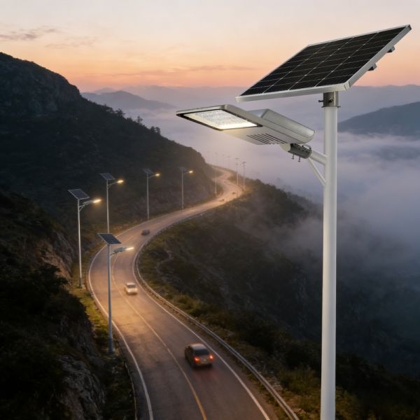High Efficiency Split Type Solar LED Street Light with Monocrystalline Panel for Municipal Engineering
