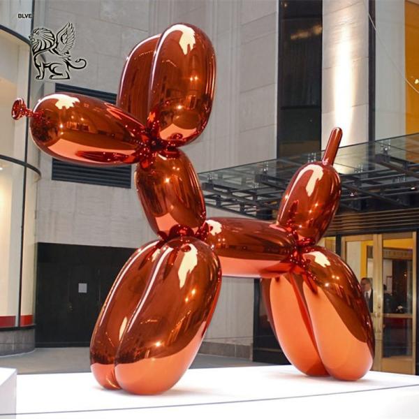 BLVE Stainless Steel Balloon Dog Sculpture Jeff Koons Pop Art Modern Abstract Large Famous Outdoor