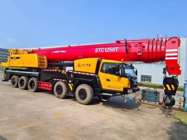 Orange Folding Super Power 125t Truck Crane Mobile Crane Used Heavy Machine Year 2015