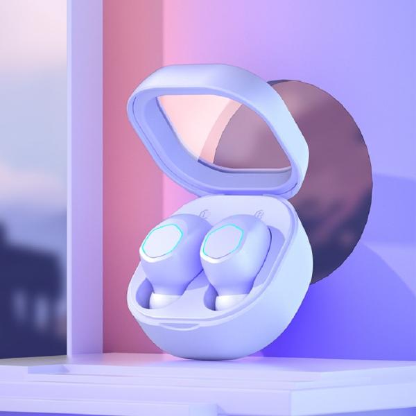 Bluetooth 5.2 TWS Earphone Waterproof Automatic Noise Cancellation Type-c Fast Charging 5-hour Battery Life F10 Dynamic Driver