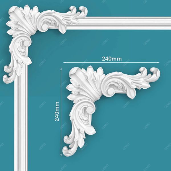 GD-85011 Wholesale Pu Foam Panel Corrosion Resistance House Redecoration Corner Mouldings For Apartment