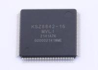 Chip de circuito integrado KSZ8842-16MVLI Interruptor Ethernet de dos puertos IC LQFP128