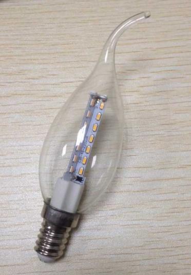 CHINA SUPPLIER TOP QUALITY LED CANDLE LIGHT LED SMD 2835 1W E12 E14 FULL GLASS