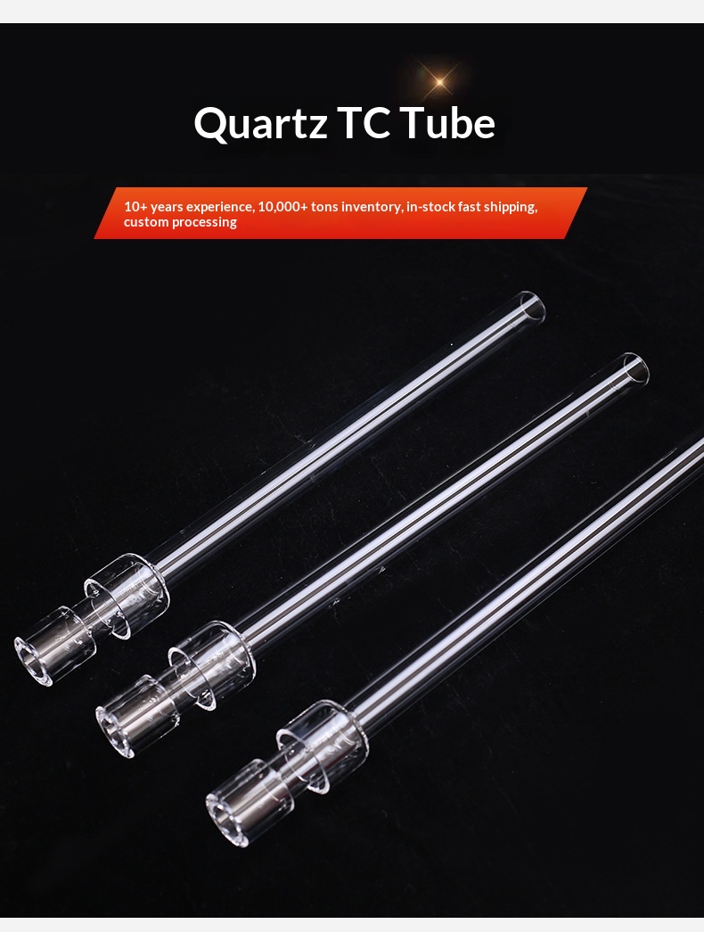 High Purity 99.9% Silica Content Quartz Glass Tubes Custom Welding Cutting
