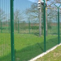 Panneaux de clôture anti-escalade 358 en PVC à pulvérisation métallique de 2,0 m 2,3 m