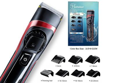 Casa sem corda impermeável Barber Kit da exposição de diodo emissor de luz do ajustador do cabelo de 100% pro