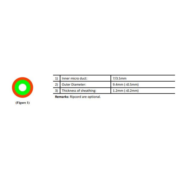 HDPE Tube Bundle Direct Bury (DB) 1-сторонний 7/3,5 мм
