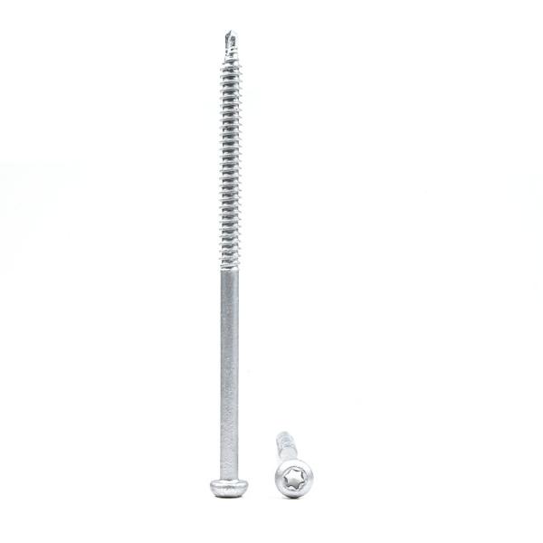 St6.3*125mm Bimetal Galvanised Pan Head Torx Self Drilling Screws Customized Support