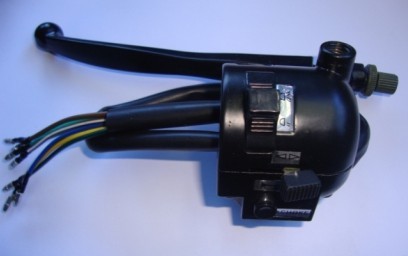 Honda Cd70 Chrome Motorcycle Handle Bar Switch With Brake Lever and Clutch Lever