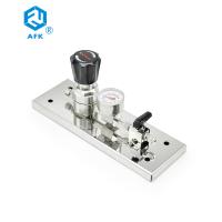 Conector de aço inoxidável 1/4inch 1.6MPa da tomada de distribuição de 316 válvulas do painel de controle do gás