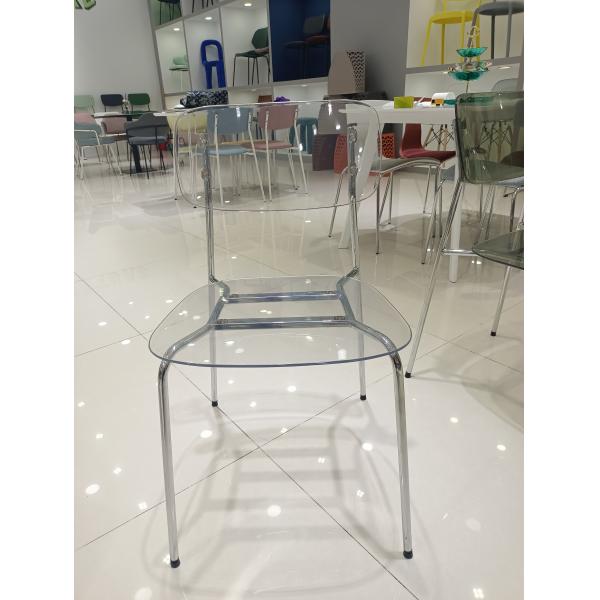Resin Clear Acrylic Dining Chairs Less Bubbles Plastic Wedding Chair