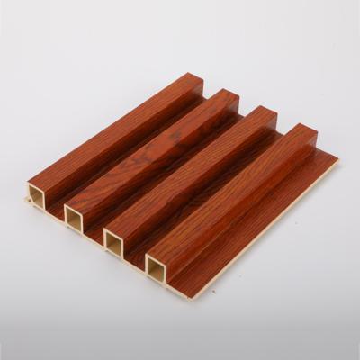 Decoração de interiores vedação painéis WPC PVC painéis de parede WPC com peças de reposição gratuitas