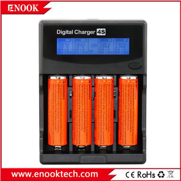 Multifunctional 4 Slot 18650 Battery Charger Rechargeable 450G Weight