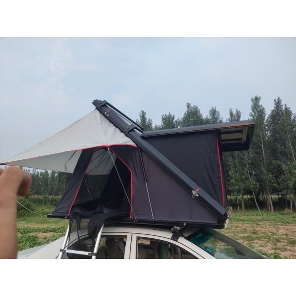Aluminum Camping 2-4 Person Outdoor Travel Hiking Roof Top Tent Car Rooftop Tent Z Clam Shell Hard Shell Top Roof Tent