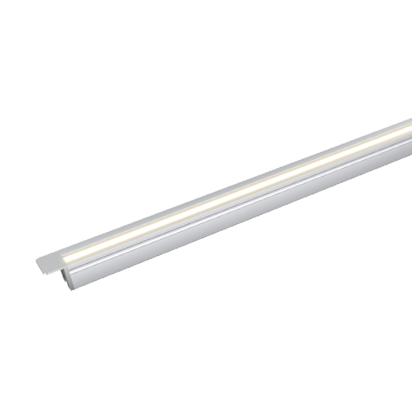 45° Angled/Slanted Recessed LED Strip Lights Custom Length High CRI >90 12/24V Aluminum Profile