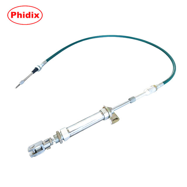 Stainless Steel Push-Pull Control Cable Assembly with Integrated Stabilizing Cylinder for Corrosion Resistant Applications