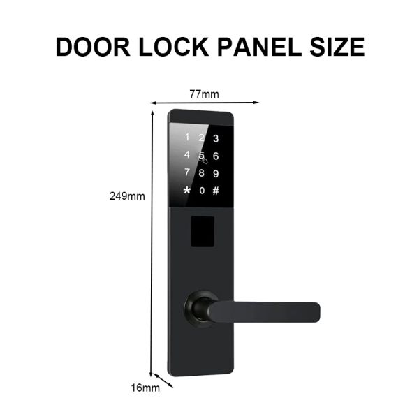 TTM726 Smart password door Locks with TThotel / TTLOCK App