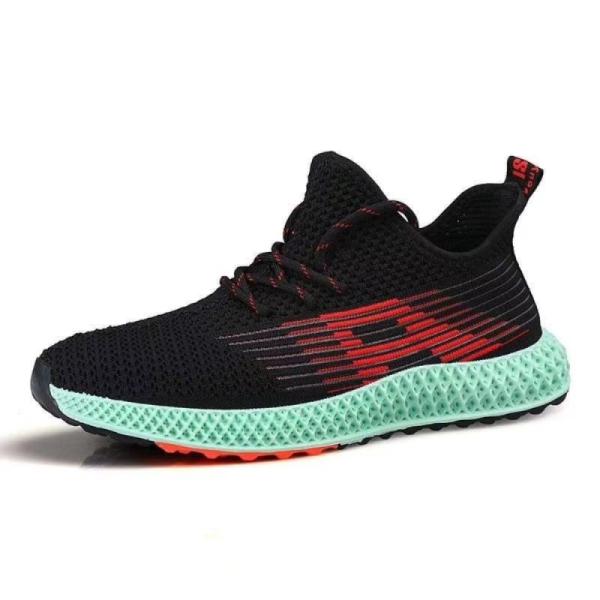 Men's Cool Flyknit Running Footwear Low Top Cushioning Multicolors