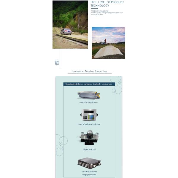 High Solidity Industrial Weighing Machine 60 Ton Electronic Digital Truck Load Scales